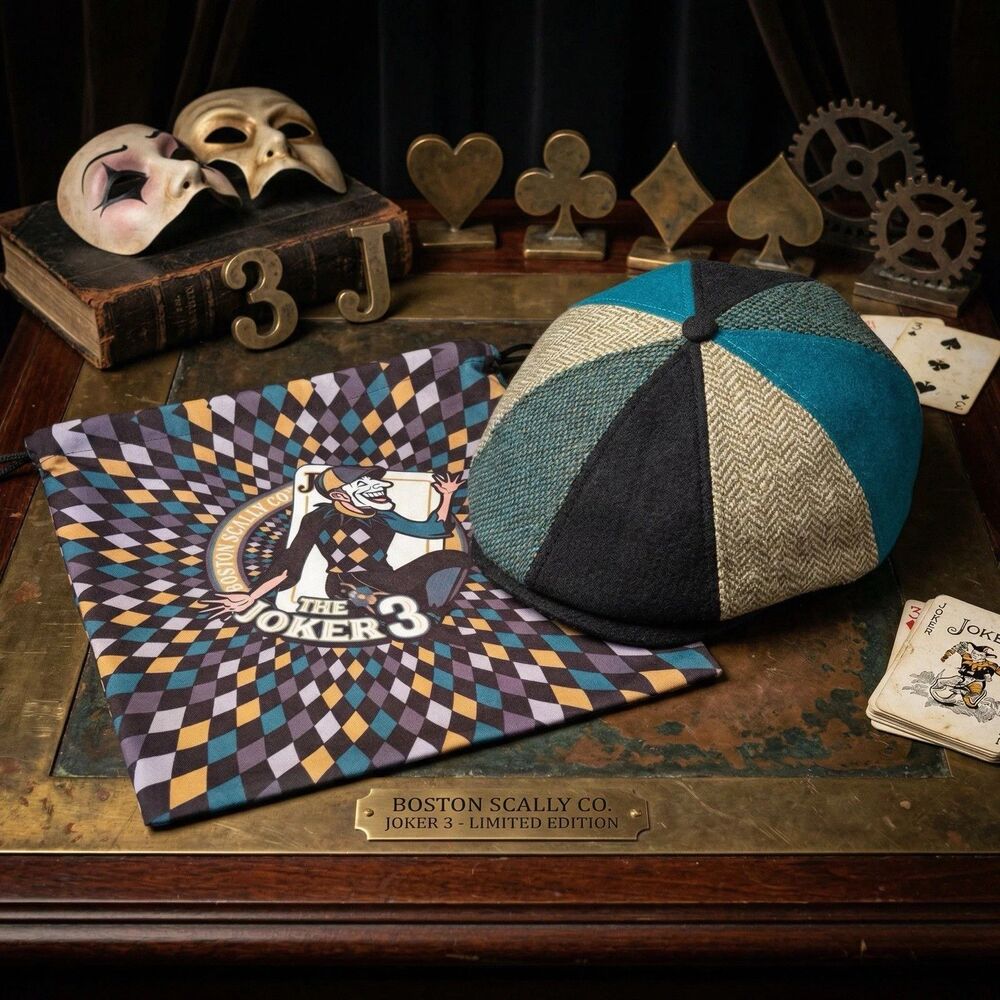 Boston Scally - The Joker 3 - Size XL - Gambler Collection - Patchwork Cap